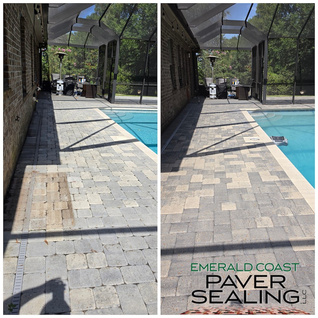 Paver Restoration and Sealing